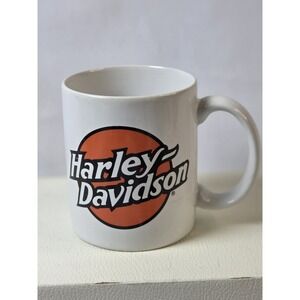 Harley-Davidson Motorcycle Logo Coffee Mug Cup White Vintage, Official HD